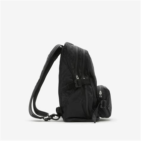 burberry bag black neylon|Burberry Jacquard Check Nylon Backpack .